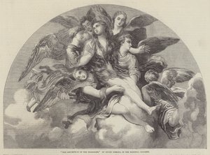 The Assumption of the Magdalen by Giulio Romano